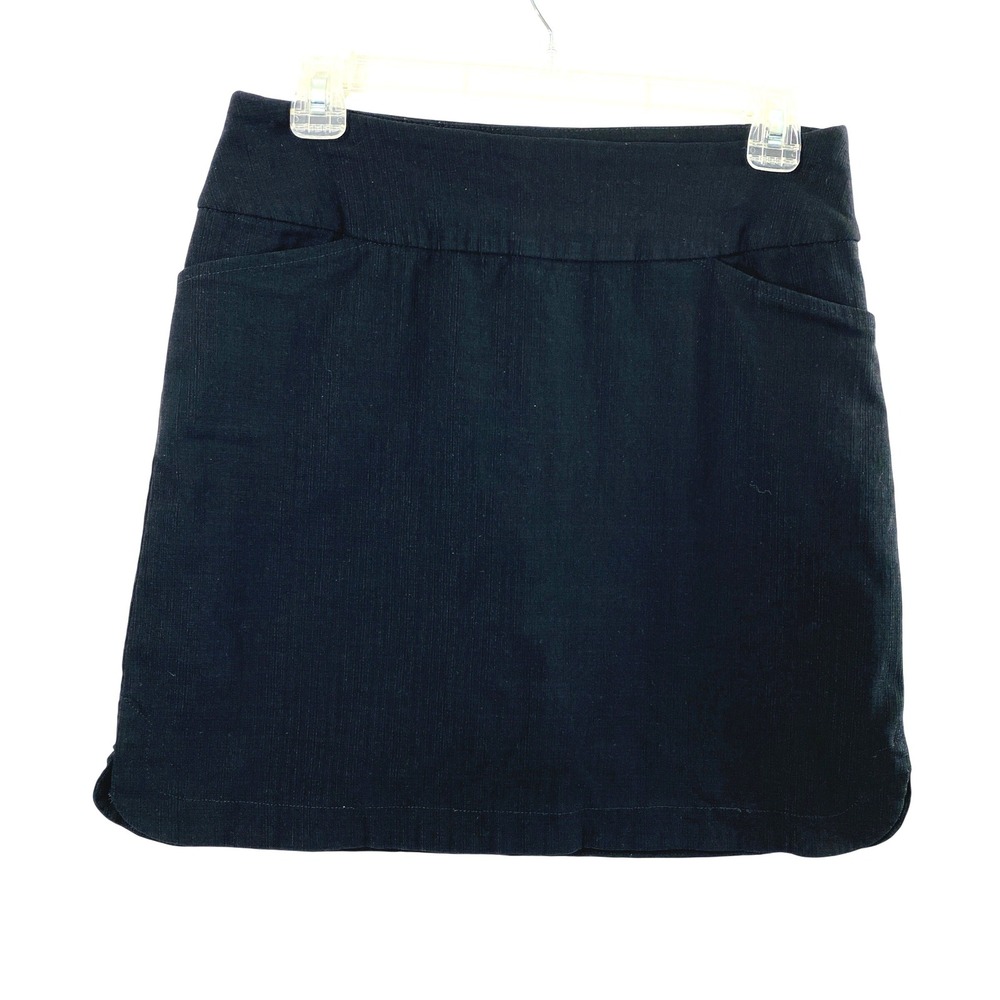 Jenna Rose Black Skort Womens‎ Medium Golf Tennis Pull On Pockets Activewear